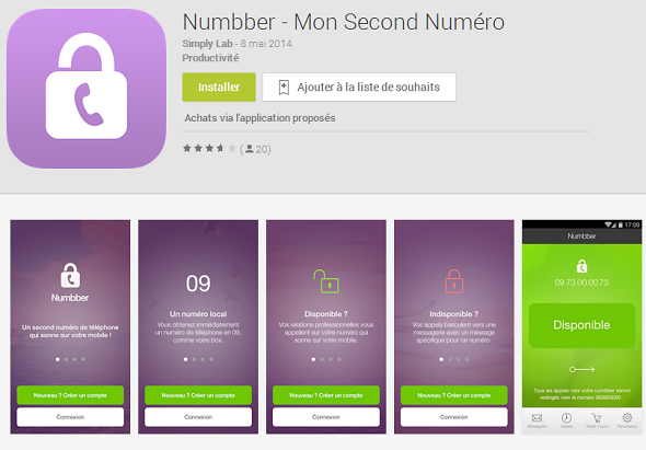 Numbber Numbber : lapplication qui vous fournit une carte SIM virtuelle et un n° de téléphone provisoire